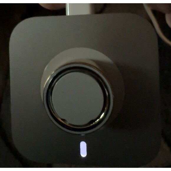 Oura Gold and Silver Smart Ring Size 5 - Picture 15 of 15